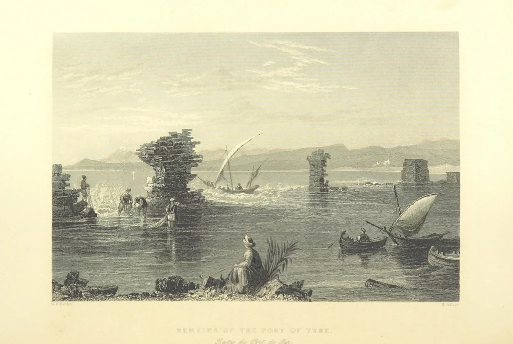 An illustration from Syria, the Holy Land, Asia Minor, &c., illustrated. In a series of views drawn from nature by W. H. Bartlett, William Purser (Thomas Allom), &c. With descriptions of the plates by J. Carne. [With maps, 1853, leaf 252