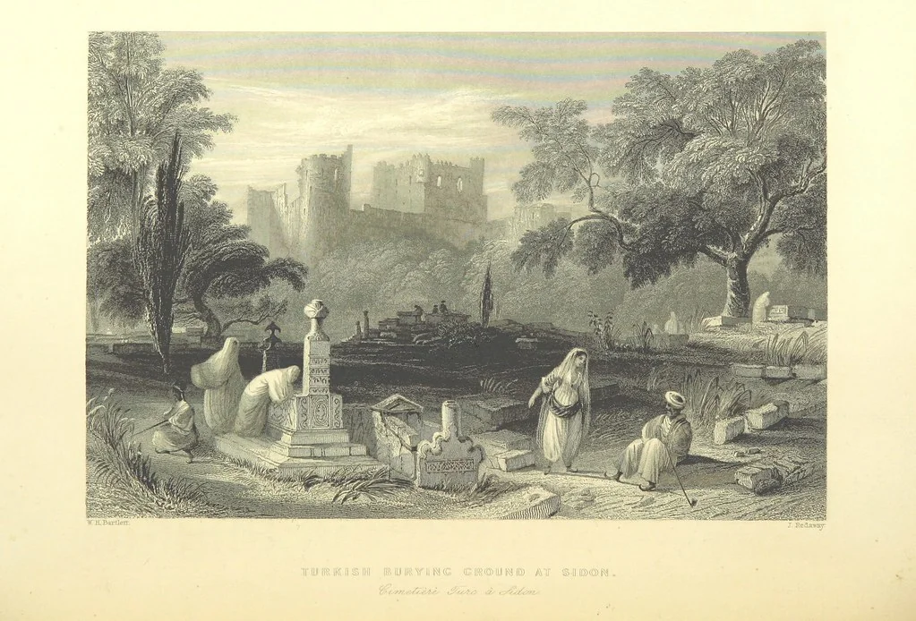 An illustration from Syria, the Holy Land, Asia Minor, &c., illustrated. In a series of views drawn from nature by W. H. Bartlett, William Purser (Thomas Allom), &c. With descriptions of the plates by J. Carne. [With maps, 1853, leaf 256