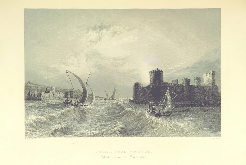 An illustration from Syria, the Holy Land, Asia Minor, &c., illustrated. In a series of views drawn from nature by W. H. Bartlett, William Purser (Thomas Allom), &c. With descriptions of the plates by J. Carne. [With maps, 1853, leaf 261