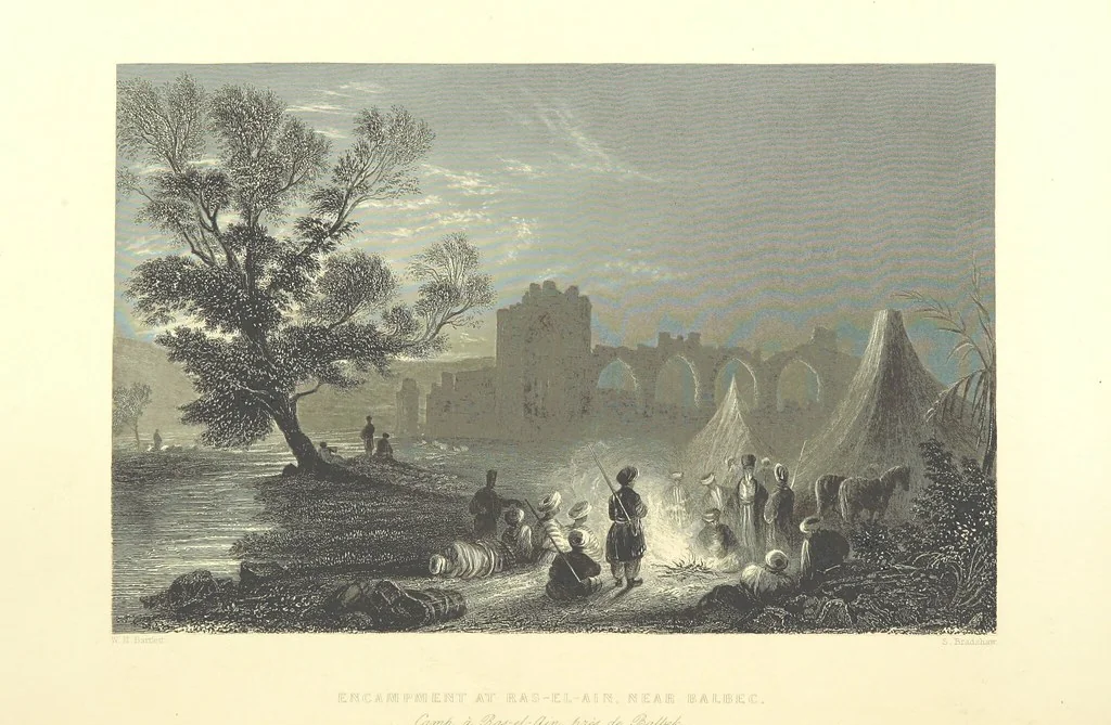 An illustration from Syria, the Holy Land, Asia Minor, &c., illustrated. In a series of views drawn from nature by W. H. Bartlett, William Purser (Thomas Allom), &c. With descriptions of the plates by J. Carne. [With maps, 1853, leaf 276