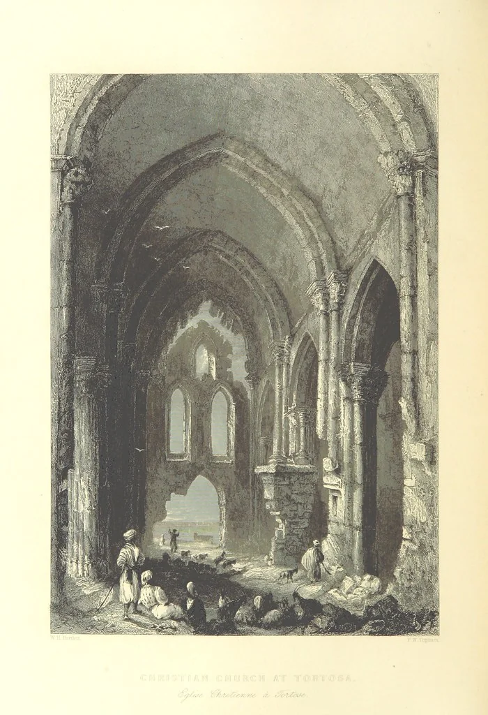 An illustration from Syria, the Holy Land, Asia Minor, &c., illustrated. In a series of views drawn from nature by W. H. Bartlett, William Purser (Thomas Allom), &c. With descriptions of the plates by J. Carne. [With maps, 1853, leaf 280
