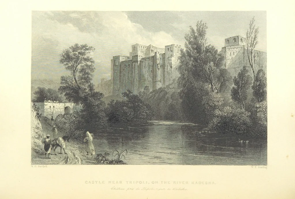 An illustration from Syria, the Holy Land, Asia Minor, &c., illustrated. In a series of views drawn from nature by W. H. Bartlett, William Purser (Thomas Allom), &c. With descriptions of the plates by J. Carne. [With maps, 1853, leaf 286