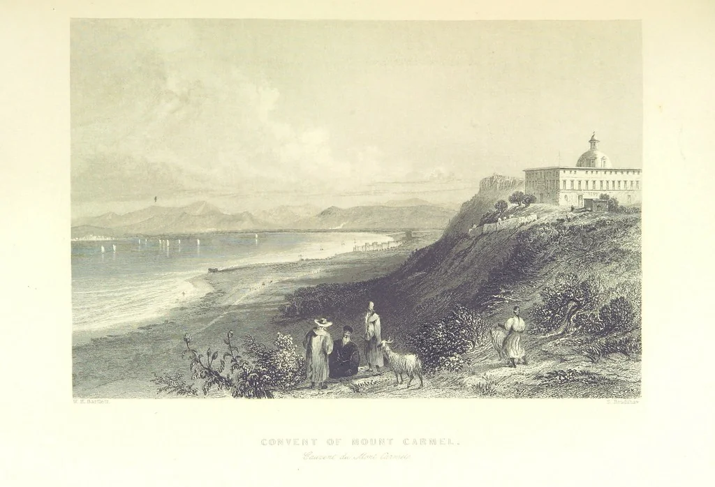 An illustration from Syria, the Holy Land, Asia Minor, &c., illustrated. In a series of views drawn from nature by W. H. Bartlett, William Purser (Thomas Allom), &c. With descriptions of the plates by J. Carne. [With maps, 1853, leaf 297