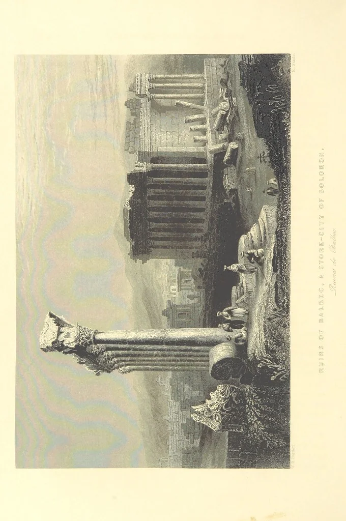 An illustration from Syria, the Holy Land, Asia Minor, &c., illustrated. In a series of views drawn from nature by W. H. Bartlett, William Purser (Thomas Allom), &c. With descriptions of the plates by J. Carne. [With maps, 1853, leaf 32