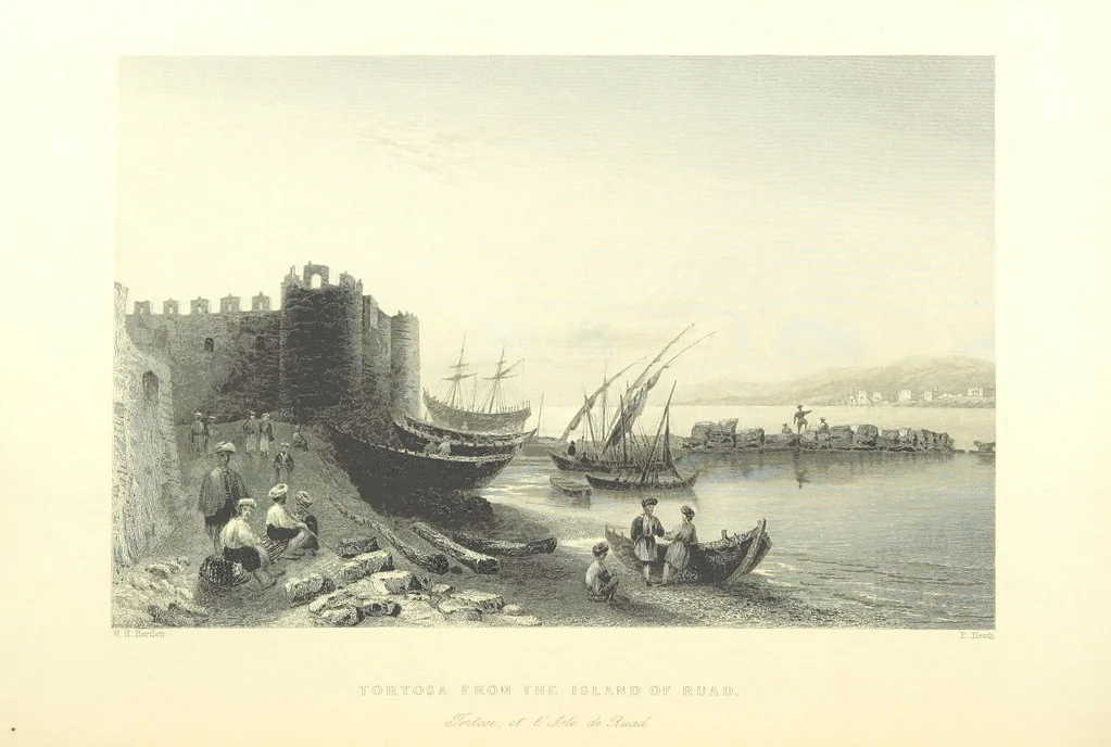 An illustration from Syria, the Holy Land, Asia Minor, &c., illustrated. In a series of views drawn from nature by W. H. Bartlett, William Purser (Thomas Allom), &c. With descriptions of the plates by J. Carne. [With maps, 1853, leaf 378