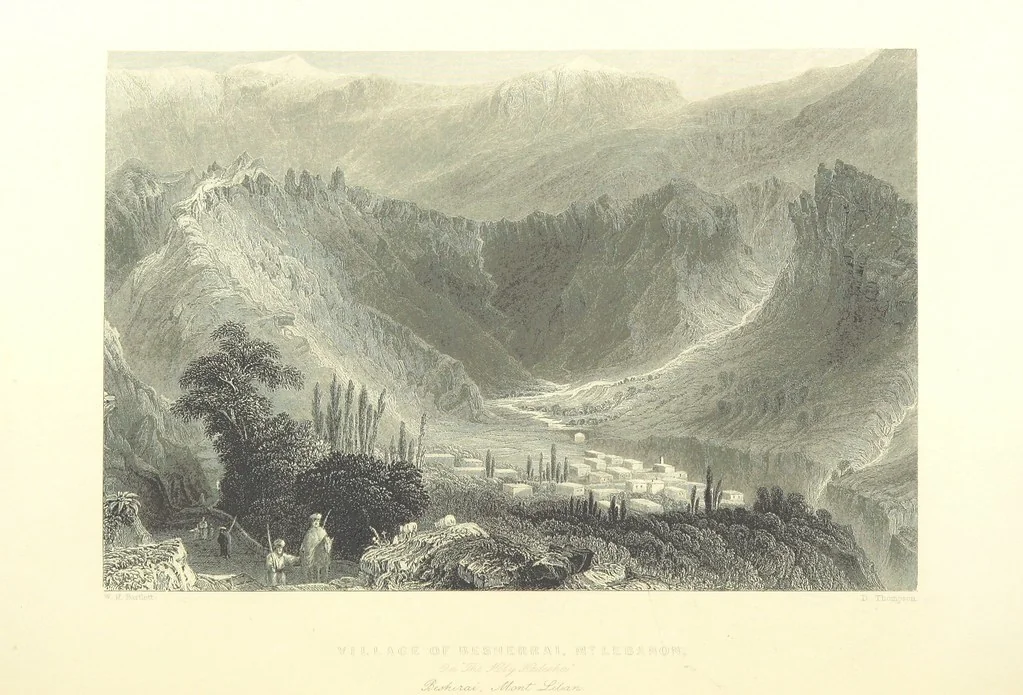 An illustration from Syria, the Holy Land, Asia Minor, &c., illustrated. In a series of views drawn from nature by W. H. Bartlett, William Purser (Thomas Allom), &c. With descriptions of the plates by J. Carne. [With maps, 1853, leaf 384