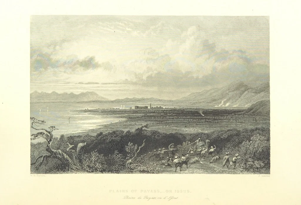 An illustration from Syria, the Holy Land, Asia Minor, &c., illustrated. In a series of views drawn from nature by W. H. Bartlett, William Purser (Thomas Allom), &c. With descriptions of the plates by J. Carne. [With maps, 1853, leaf 388