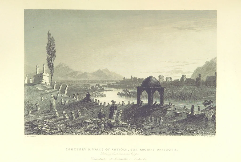 An illustration from Syria, the Holy Land, Asia Minor, &c., illustrated. In a series of views drawn from nature by W. H. Bartlett, William Purser (Thomas Allom), &c. With descriptions of the plates by J. Carne. [With maps, 1853, leaf 425