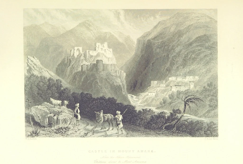 An illustration from Syria, the Holy Land, Asia Minor, &c., illustrated. In a series of views drawn from nature by W. H. Bartlett, William Purser (Thomas Allom), &c. With descriptions of the plates by J. Carne. [With maps, 1853, leaf 429