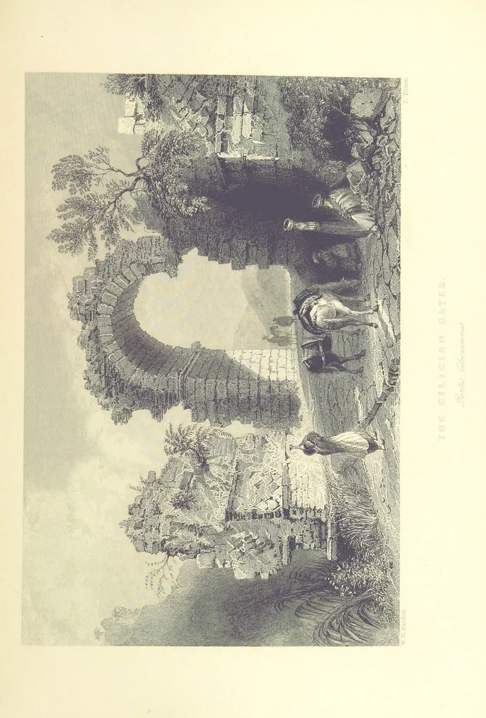 An illustration from Syria, the Holy Land, Asia Minor, &c., illustrated. In a series of views drawn from nature by W. H. Bartlett, William Purser (Thomas Allom), &c. With descriptions of the plates by J. Carne. [With maps, 1853, leaf 433