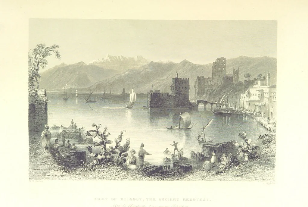 An illustration from Syria, the Holy Land, Asia Minor, &c., illustrated. In a series of views drawn from nature by W. H. Bartlett, William Purser (Thomas Allom), &c. With descriptions of the plates by J. Carne. [With maps, 1853, leaf 443