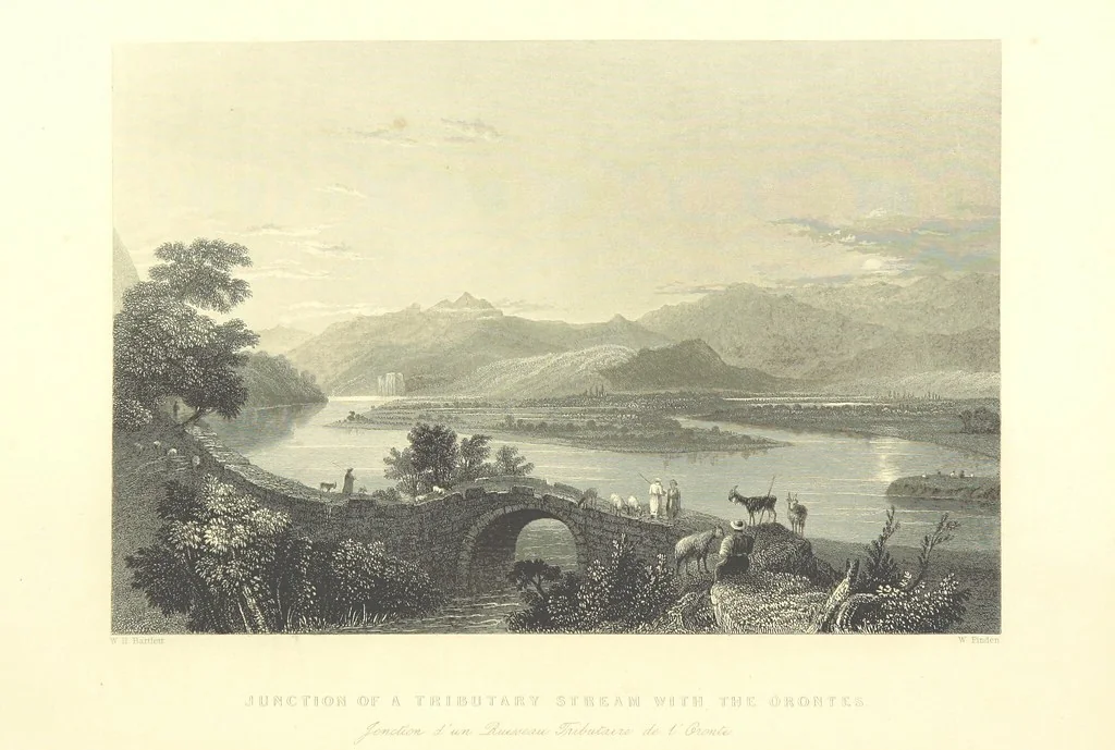 An illustration from Syria, the Holy Land, Asia Minor, &c., illustrated. In a series of views drawn from nature by W. H. Bartlett, William Purser (Thomas Allom), &c. With descriptions of the plates by J. Carne. [With maps, 1853, leaf 46