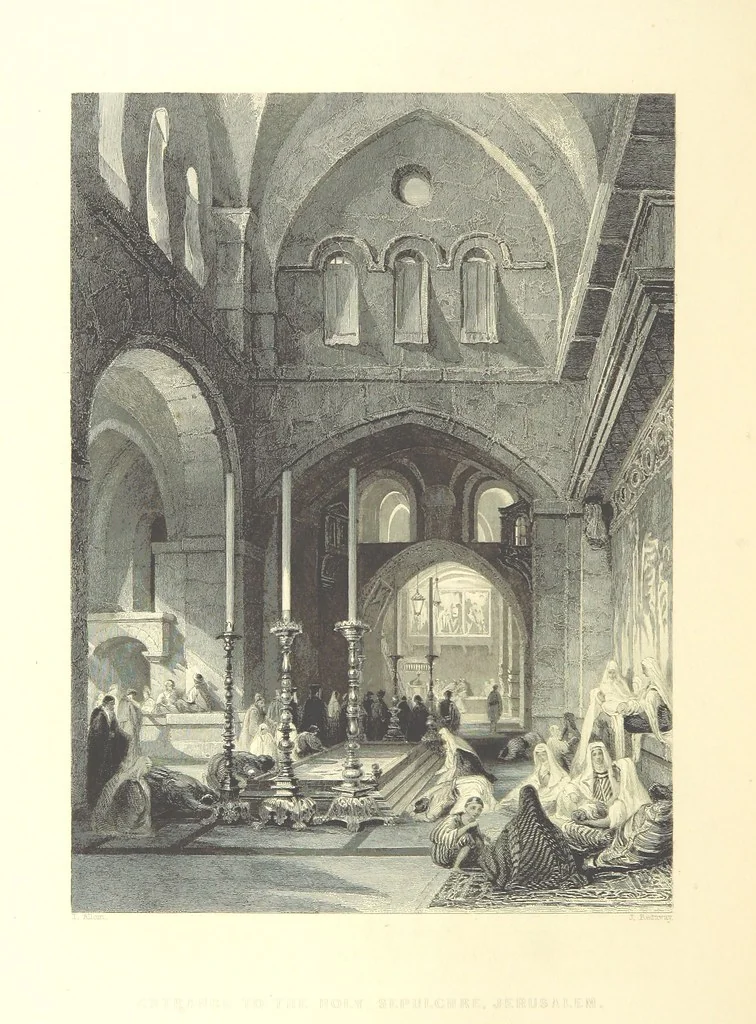 An illustration from Syria, the Holy Land, Asia Minor, &c., illustrated. In a series of views drawn from nature by W. H. Bartlett, William Purser (Thomas Allom), &c. With descriptions of the plates by J. Carne. [With maps, 1853, leaf 472