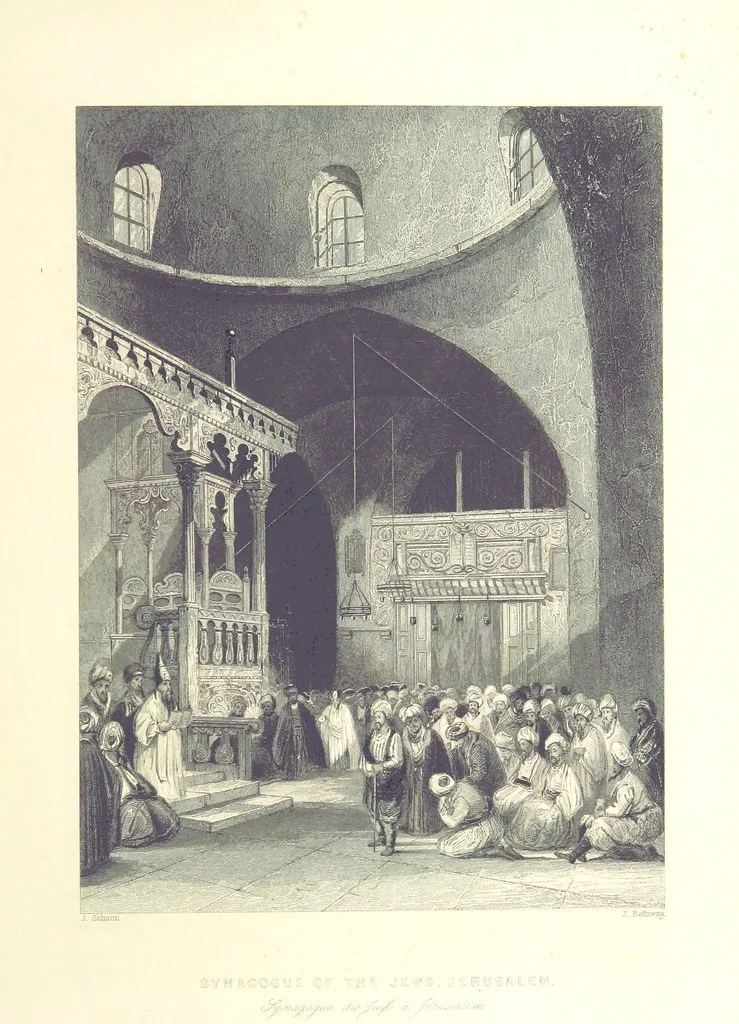 An illustration from Syria, the Holy Land, Asia Minor, &c., illustrated. In a series of views drawn from nature by W. H. Bartlett, William Purser (Thomas Allom), &c. With descriptions of the plates by J. Carne. [With maps, 1853, leaf 497