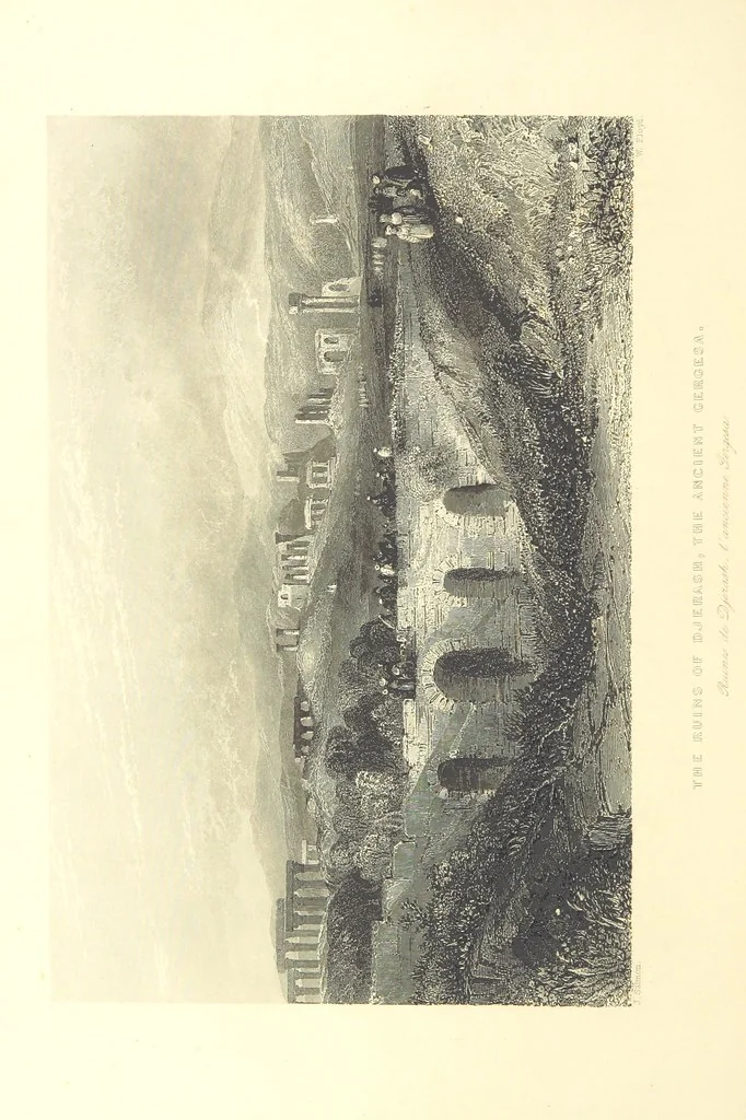 An illustration from Syria, the Holy Land, Asia Minor, &c., illustrated. In a series of views drawn from nature by W. H. Bartlett, William Purser (Thomas Allom), &c. With descriptions of the plates by J. Carne. [With maps, 1853, leaf 508