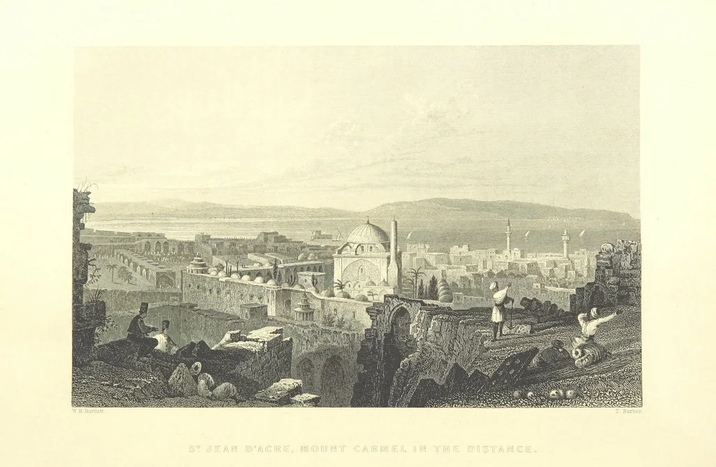 An illustration from Syria, the Holy Land, Asia Minor, &c., illustrated. In a series of views drawn from nature by W. H. Bartlett, William Purser (Thomas Allom), &c. With descriptions of the plates by J. Carne. [With maps, 1853, leaf 70