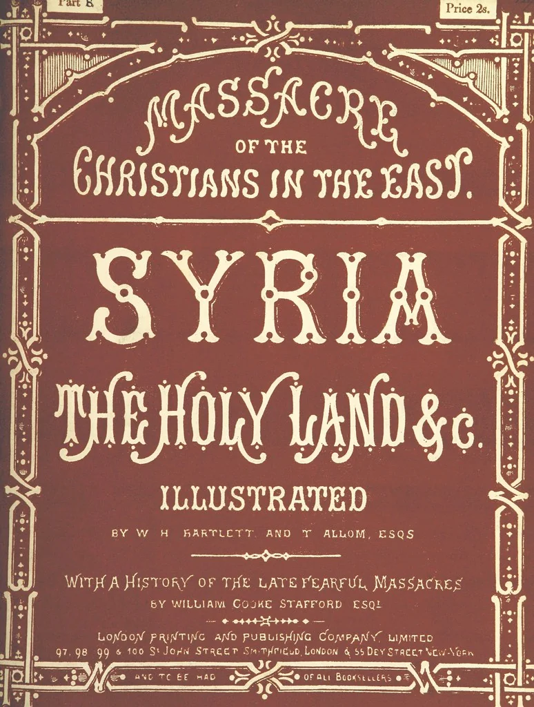 An illustration from Syria, the Holy Land, Asia Minor, &c., illustrated. In a series of views drawn from nature by W. H. Bartlett, William Purser (Thomas Allom), &c. With descriptions of the plates by J. Carne. [With maps, 1861, leaf 133