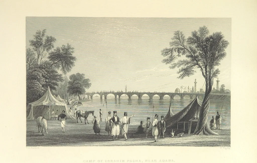 An illustration from Syria, the Holy Land, Asia Minor, &c., illustrated. In a series of views drawn from nature by W. H. Bartlett, William Purser (Thomas Allom), &c. With descriptions of the plates by J. Carne. [With maps, 1861, leaf 157