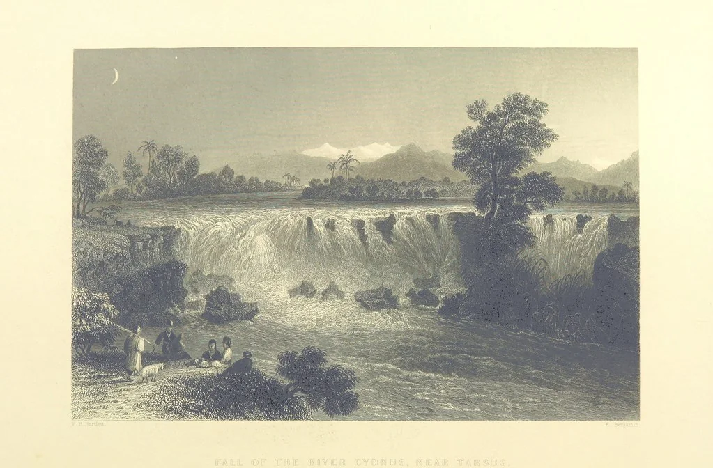 An illustration from Syria, the Holy Land, Asia Minor, &c., illustrated. In a series of views drawn from nature by W. H. Bartlett, William Purser (Thomas Allom), &c. With descriptions of the plates by J. Carne. [With maps, 1861, leaf 160