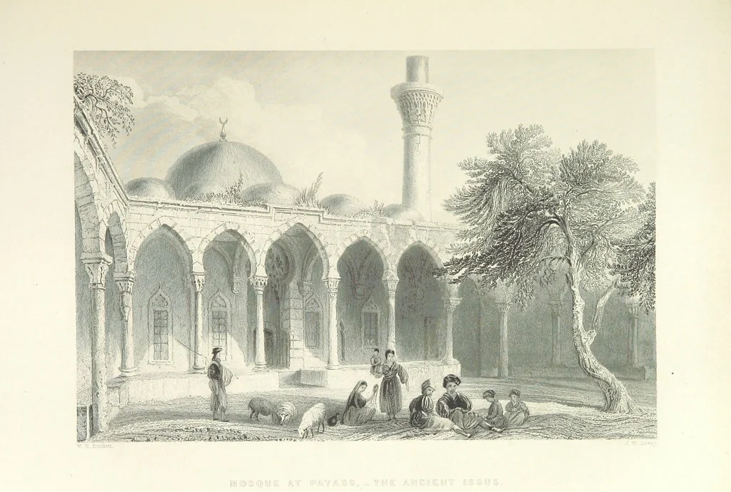 An illustration from Syria, the Holy Land, Asia Minor, &c., illustrated. In a series of views drawn from nature by W. H. Bartlett, William Purser (Thomas Allom), &c. With descriptions of the plates by J. Carne. [With maps, 1861, leaf 181