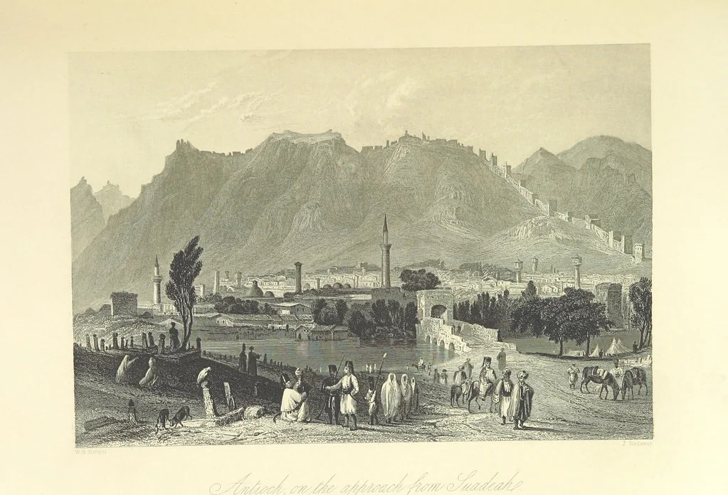 An illustration from Syria, the Holy Land, Asia Minor, &c., illustrated. In a series of views drawn from nature by W. H. Bartlett, William Purser (Thomas Allom), &c. With descriptions of the plates by J. Carne. [With maps, 1861, leaf 193