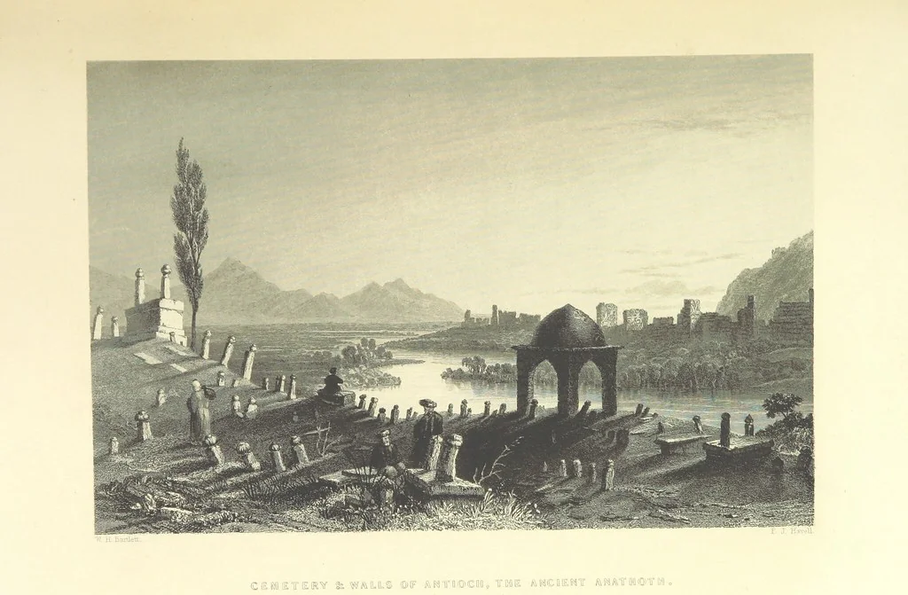 An illustration from Syria, the Holy Land, Asia Minor, &c., illustrated. In a series of views drawn from nature by W. H. Bartlett, William Purser (Thomas Allom), &c. With descriptions of the plates by J. Carne. [With maps, 1861, leaf 207