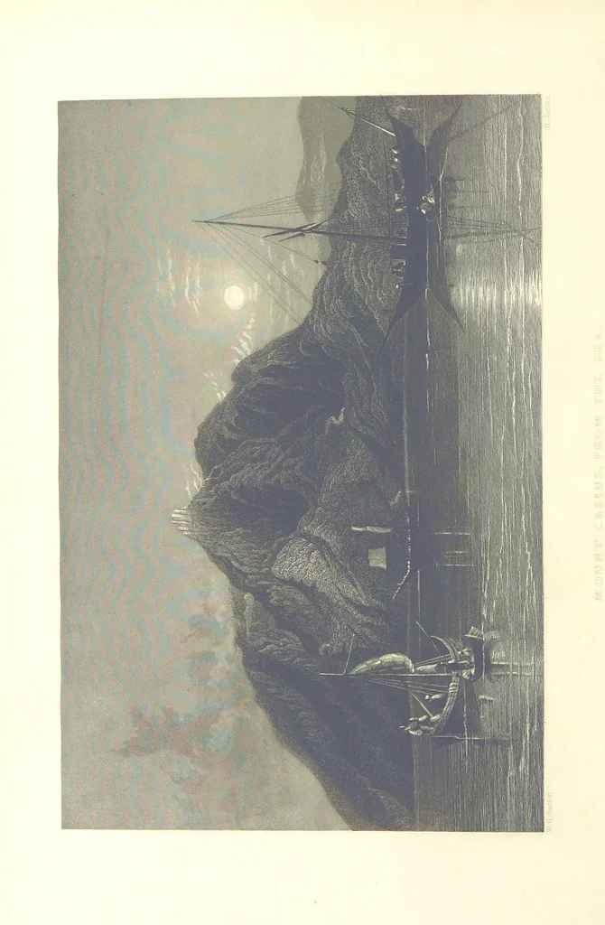 An illustration from Syria, the Holy Land, Asia Minor, &c., illustrated. In a series of views drawn from nature by W. H. Bartlett, William Purser (Thomas Allom), &c. With descriptions of the plates by J. Carne. [With maps, 1861, leaf 214