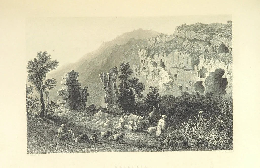 An illustration from Syria, the Holy Land, Asia Minor, &c., illustrated. In a series of views drawn from nature by W. H. Bartlett, William Purser (Thomas Allom), &c. With descriptions of the plates by J. Carne. [With maps, 1861, leaf 229