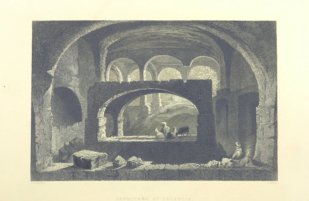 An illustration from Syria, the Holy Land, Asia Minor, &c., illustrated. In a series of views drawn from nature by W. H. Bartlett, William Purser (Thomas Allom), &c. With descriptions of the plates by J. Carne. [With maps, 1861, leaf 232