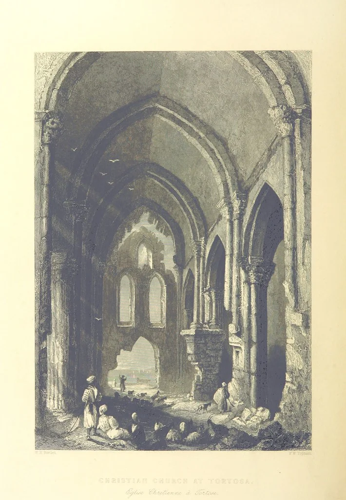 An illustration from Syria, the Holy Land, Asia Minor, &c., illustrated. In a series of views drawn from nature by W. H. Bartlett, William Purser (Thomas Allom), &c. With descriptions of the plates by J. Carne. [With maps, 1861, leaf 244
