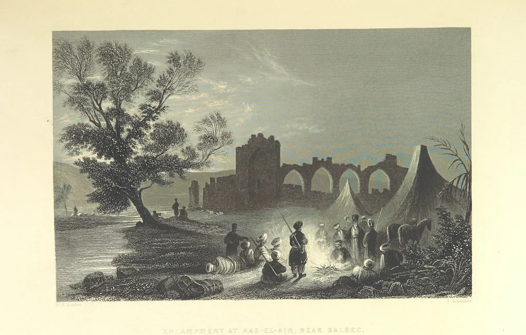 An illustration from Syria, the Holy Land, Asia Minor, &c., illustrated. In a series of views drawn from nature by W. H. Bartlett, William Purser (Thomas Allom), &c. With descriptions of the plates by J. Carne. [With maps, 1861, leaf 263
