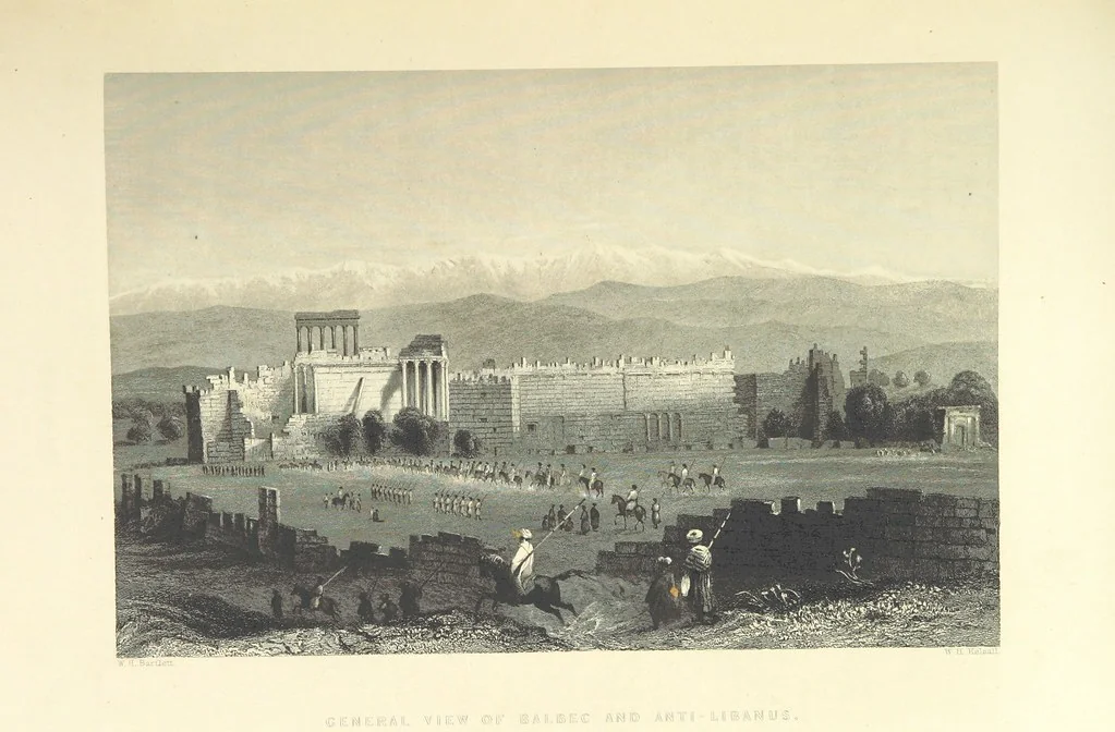 An illustration from Syria, the Holy Land, Asia Minor, &c., illustrated. In a series of views drawn from nature by W. H. Bartlett, William Purser (Thomas Allom), &c. With descriptions of the plates by J. Carne. [With maps, 1861, leaf 267