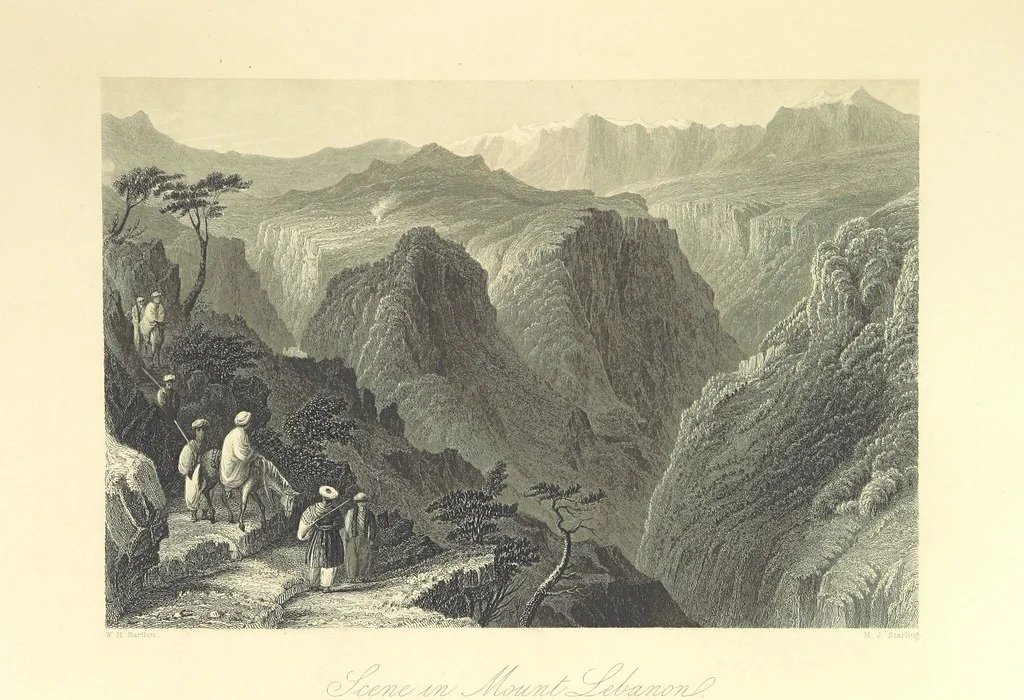 An illustration from Syria, the Holy Land, Asia Minor, &c., illustrated. In a series of views drawn from nature by W. H. Bartlett, William Purser (Thomas Allom), &c. With descriptions of the plates by J. Carne. [With maps, 1861, leaf 27