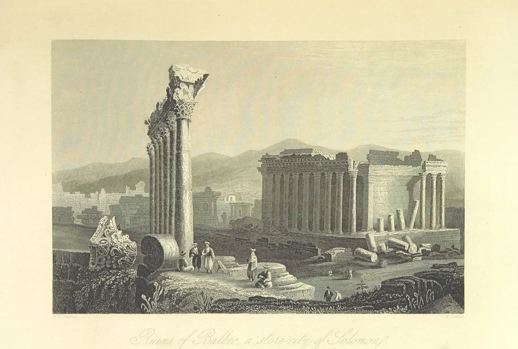 An illustration from Syria, the Holy Land, Asia Minor, &c., illustrated. In a series of views drawn from nature by W. H. Bartlett, William Purser (Thomas Allom), &c. With descriptions of the plates by J. Carne. [With maps, 1861, leaf 271