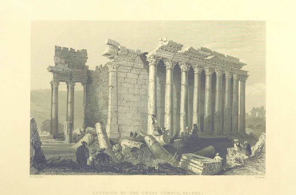 An illustration from Syria, the Holy Land, Asia Minor, &c., illustrated. In a series of views drawn from nature by W. H. Bartlett, William Purser (Thomas Allom), &c. With descriptions of the plates by J. Carne. [With maps, 1861, leaf 274