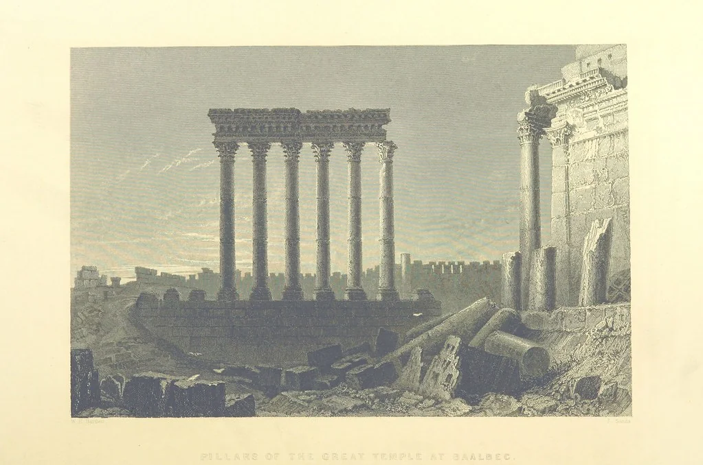 An illustration from Syria, the Holy Land, Asia Minor, &c., illustrated. In a series of views drawn from nature by W. H. Bartlett, William Purser (Thomas Allom), &c. With descriptions of the plates by J. Carne. [With maps, 1861, leaf 280