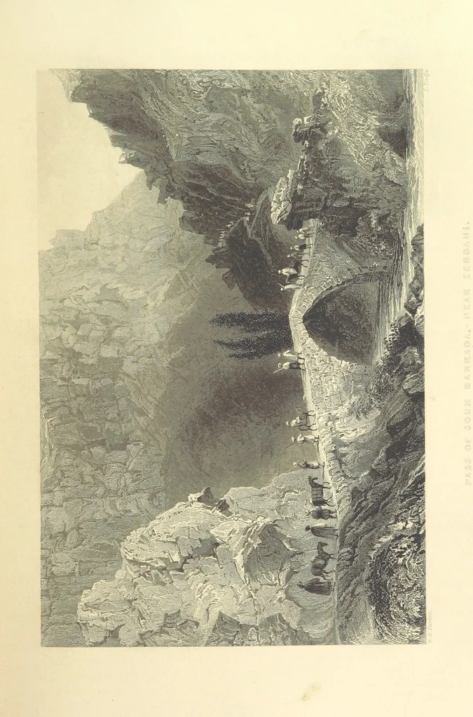 An illustration from Syria, the Holy Land, Asia Minor, &c., illustrated. In a series of views drawn from nature by W. H. Bartlett, William Purser (Thomas Allom), &c. With descriptions of the plates by J. Carne. [With maps, 1861, leaf 287