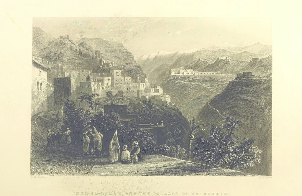 An illustration from Syria, the Holy Land, Asia Minor, &c., illustrated. In a series of views drawn from nature by W. H. Bartlett, William Purser (Thomas Allom), &c. With descriptions of the plates by J. Carne. [With maps, 1861, leaf 296