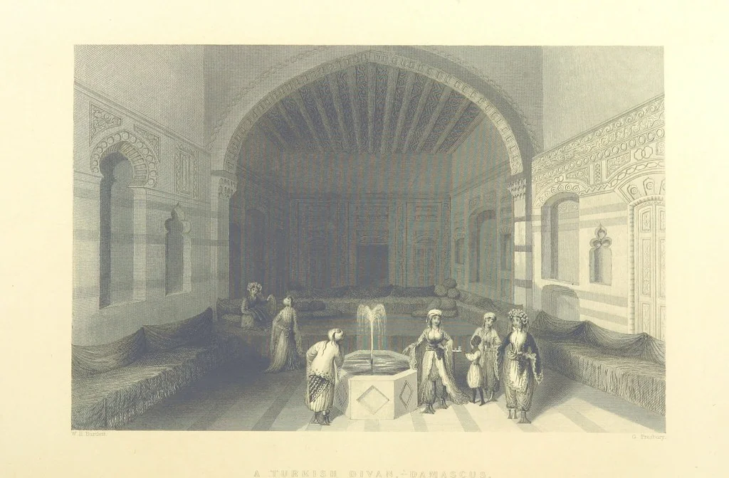 An illustration from Syria, the Holy Land, Asia Minor, &c., illustrated. In a series of views drawn from nature by W. H. Bartlett, William Purser (Thomas Allom), &c. With descriptions of the plates by J. Carne. [With maps, 1861, leaf 362