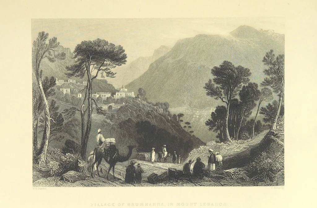 An illustration from Syria, the Holy Land, Asia Minor, &c., illustrated. In a series of views drawn from nature by W. H. Bartlett, William Purser (Thomas Allom), &c. With descriptions of the plates by J. Carne. [With maps, 1861, leaf 387