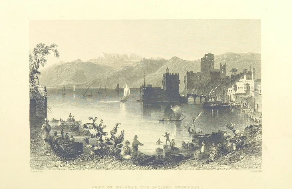 An illustration from Syria, the Holy Land, Asia Minor, &c., illustrated. In a series of views drawn from nature by W. H. Bartlett, William Purser (Thomas Allom), &c. With descriptions of the plates by J. Carne. [With maps, 1861, leaf 390