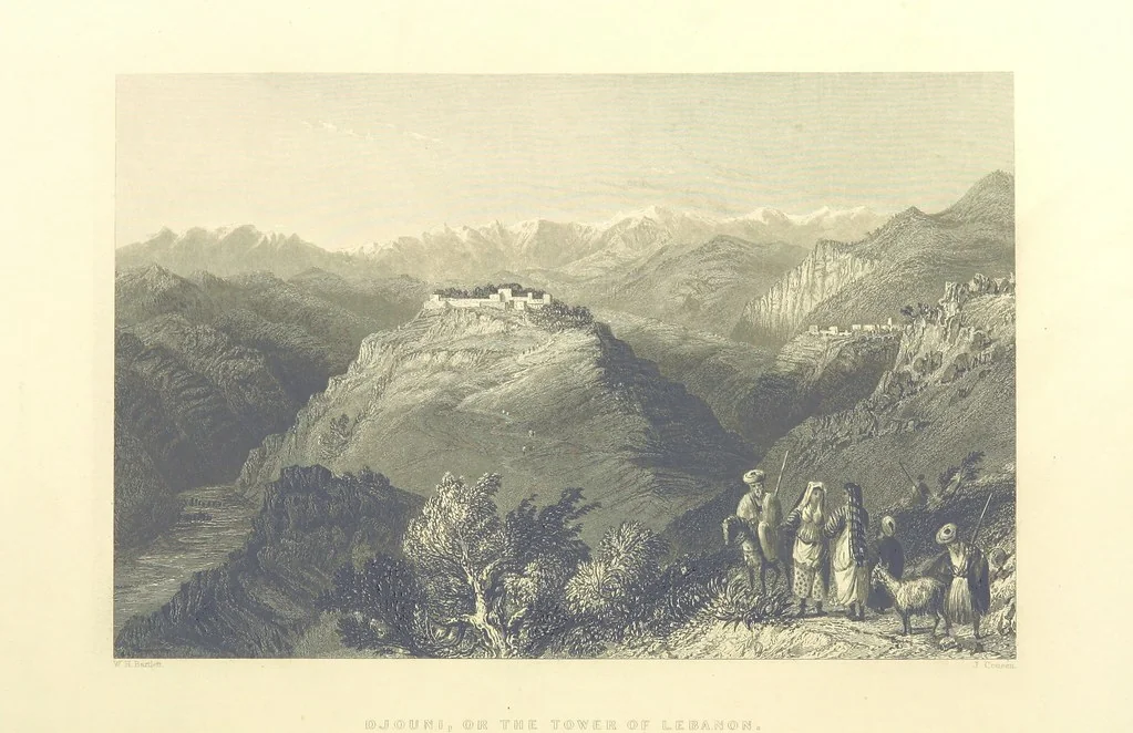 An illustration from Syria, the Holy Land, Asia Minor, &c., illustrated. In a series of views drawn from nature by W. H. Bartlett, William Purser (Thomas Allom), &c. With descriptions of the plates by J. Carne. [With maps, 1861, leaf 396
