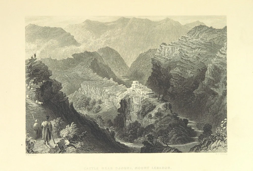 An illustration from Syria, the Holy Land, Asia Minor, &c., illustrated. In a series of views drawn from nature by W. H. Bartlett, William Purser (Thomas Allom), &c. With descriptions of the plates by J. Carne. [With maps, 1861, leaf 399