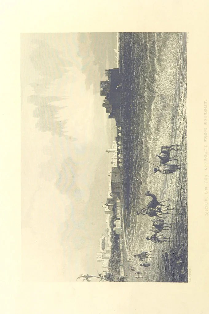 An illustration from Syria, the Holy Land, Asia Minor, &c., illustrated. In a series of views drawn from nature by W. H. Bartlett, William Purser (Thomas Allom), &c. With descriptions of the plates by J. Carne. [With maps, 1861, leaf 406