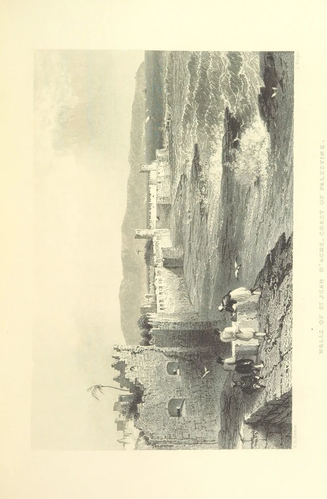 An illustration from Syria, the Holy Land, Asia Minor, &c., illustrated. In a series of views drawn from nature by W. H. Bartlett, William Purser (Thomas Allom), &c. With descriptions of the plates by J. Carne. [With maps, 1861, leaf 427