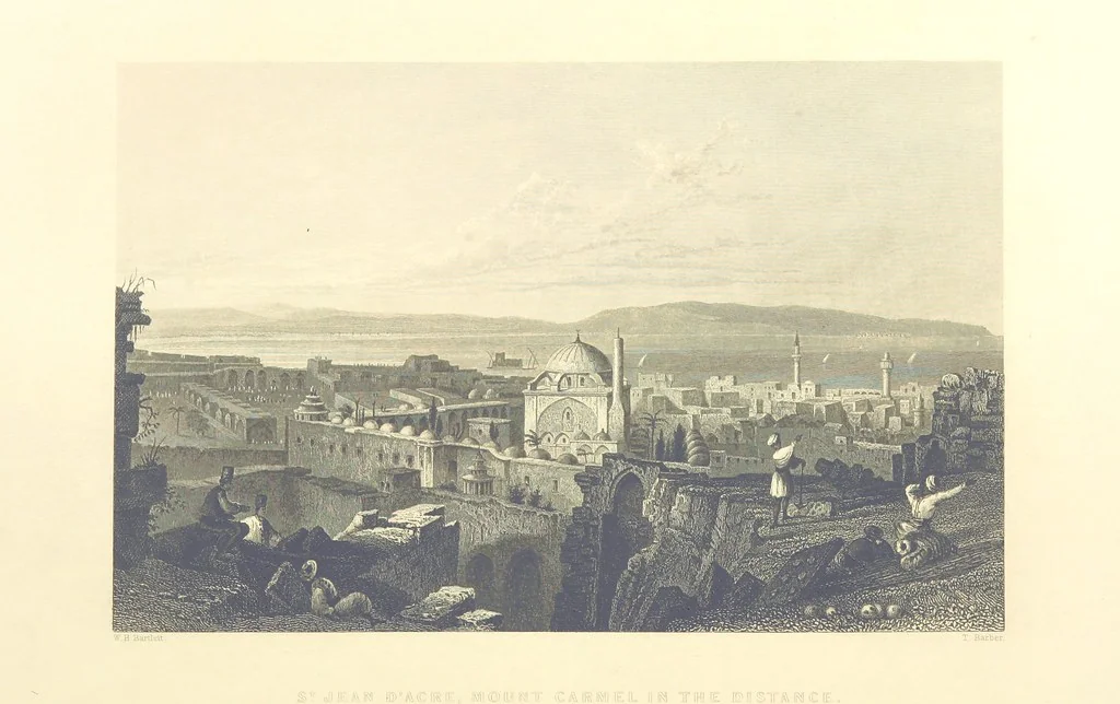 An illustration from Syria, the Holy Land, Asia Minor, &c., illustrated. In a series of views drawn from nature by W. H. Bartlett, William Purser (Thomas Allom), &c. With descriptions of the plates by J. Carne. [With maps, 1861, leaf 430