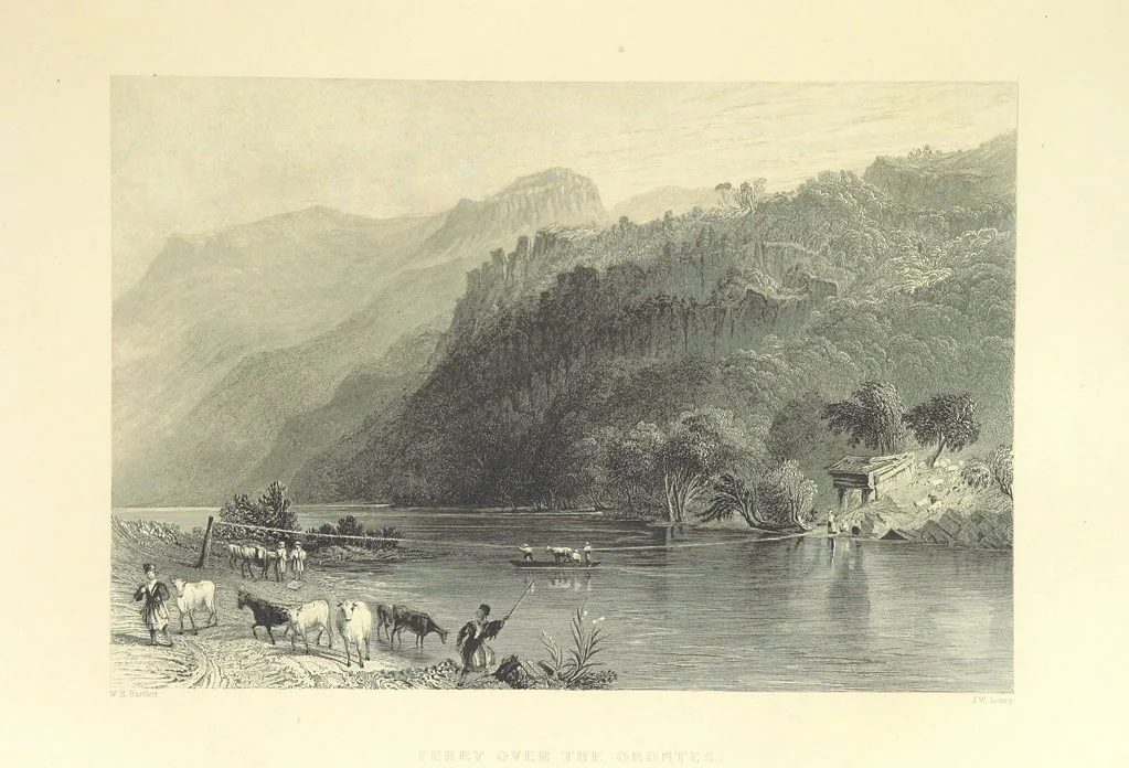An illustration from Syria, the Holy Land, Asia Minor, &c., illustrated. In a series of views drawn from nature by W. H. Bartlett, William Purser (Thomas Allom), &c. With descriptions of the plates by J. Carne. [With maps, 1861, leaf 45