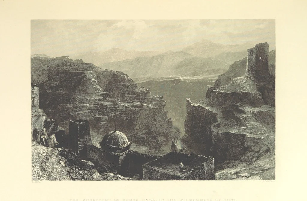 An illustration from Syria, the Holy Land, Asia Minor, &c., illustrated. In a series of views drawn from nature by W. H. Bartlett, William Purser (Thomas Allom), &c. With descriptions of the plates by J. Carne. [With maps, 1861, leaf 483