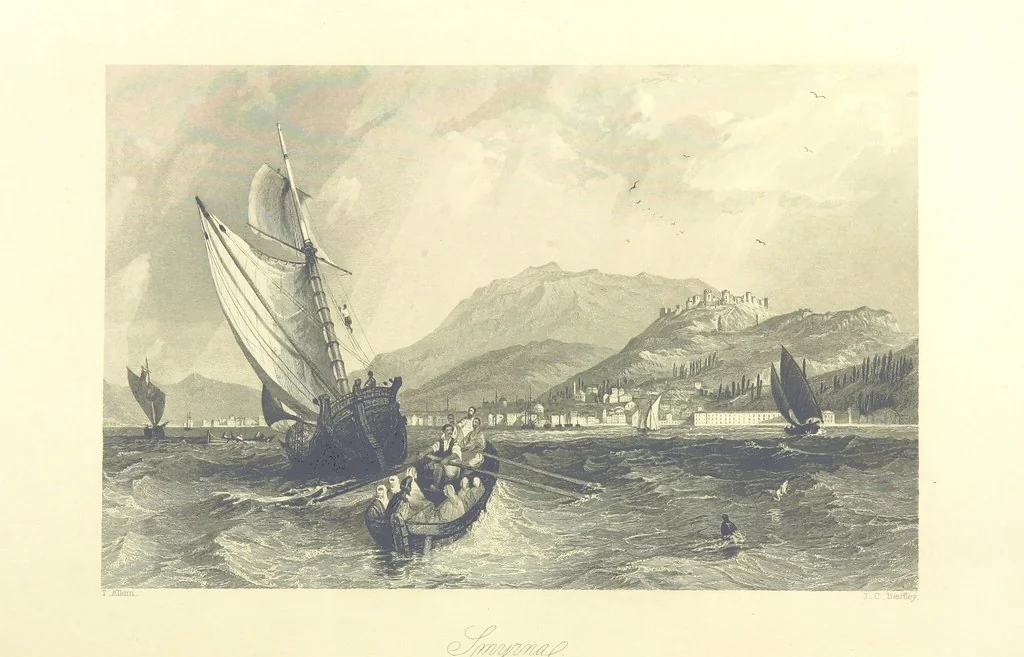 An illustration from Syria, the Holy Land, Asia Minor, &c., illustrated. In a series of views drawn from nature by W. H. Bartlett, William Purser (Thomas Allom), &c. With descriptions of the plates by J. Carne. [With maps, 1861, leaf 516