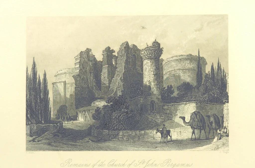 An illustration from Syria, the Holy Land, Asia Minor, &c., illustrated. In a series of views drawn from nature by W. H. Bartlett, William Purser (Thomas Allom), &c. With descriptions of the plates by J. Carne. [With maps, 1861, leaf 532